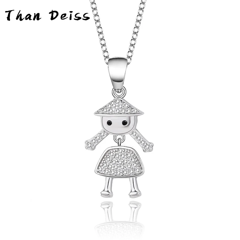 S925 Sterling Silver Robot Girl Necklace Ladies Secklace Jewelry Pendant Personality Fashion Clavicle Chain
S925 Sterling Silver Robot Girl Necklace Ladies Secklace Jewelry Pendant Personality Fashion Clavicle Chain