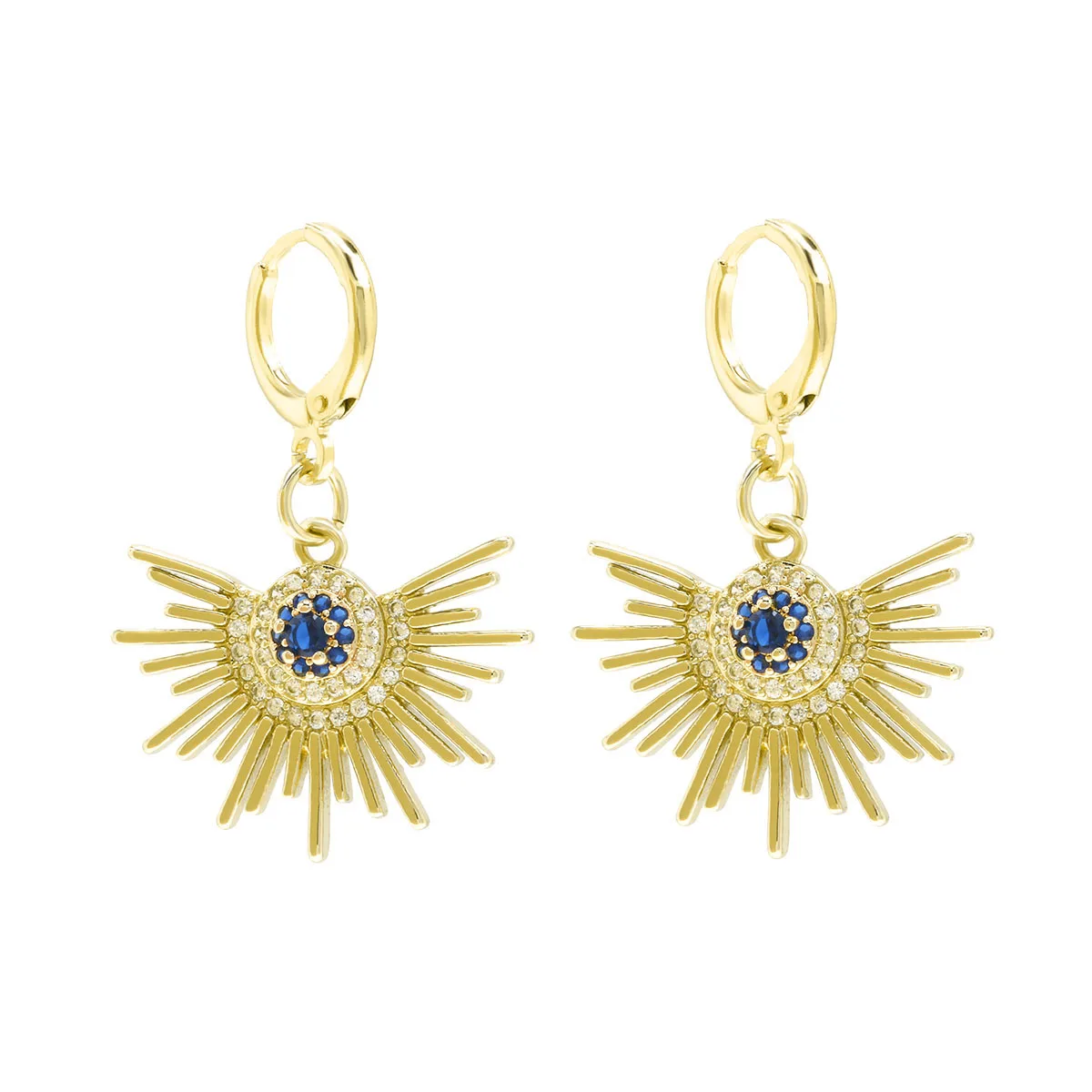 Turkish Blue Evil Eye Cool Star Sun Pendant Earring For Women Drop Earrings Romantic Female Accessories Zirconia CZ Luck Jewelry
Turkish Blue Evil Eye Cool Star Sun Pendant Earring For Women Drop Earrings Romantic Female Accessories Zirconia CZ Luck Jewelry