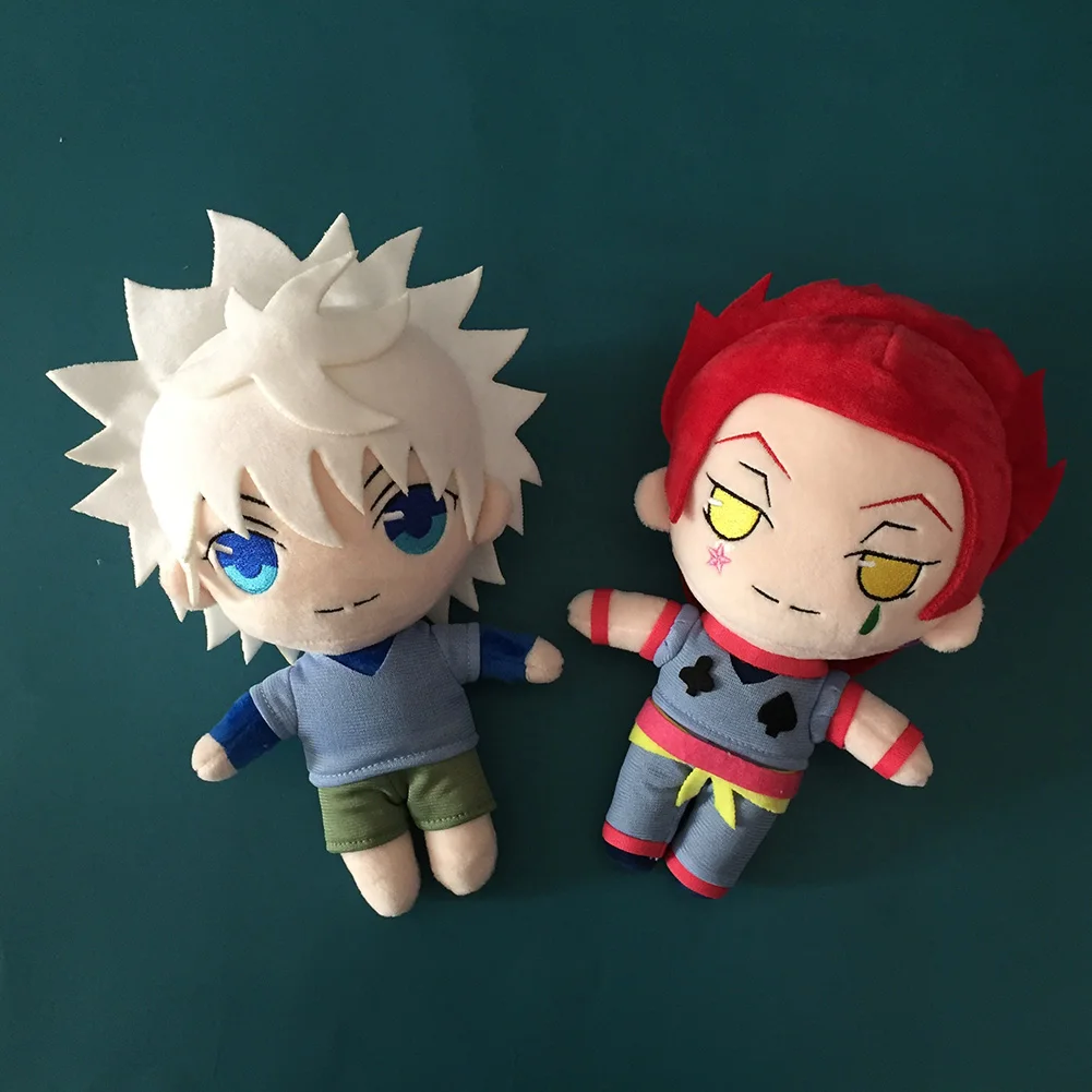 Аниме HUNTER×HUNTER Hisoka Killua Zoldyck, плюшевые игрушки, мягкие набивные куклы, детские подарки на день рождения и Рождество, 20 см
Аниме HUNTER×HUNTER Hisoka Killua Zoldyck, плюшевые игрушки, мягкие набивные куклы, детские подарки на день рождения и Рождество, 20 см