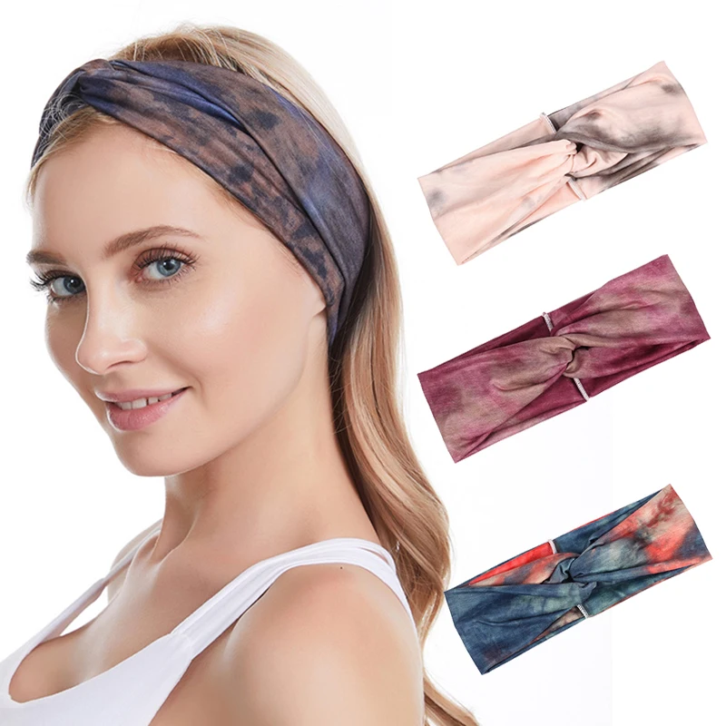 Tie-dyed Print Cross Knot Hairband Flower Wide Headband Casual Elastic Fabric Hairband Head Wrap Girls Hair Band Accessories
Tie-dyed Print Cross Knot Hairband Flower Wide Headband Casual Elastic Fabric Hairband Head Wrap Girls Hair Band Accessories