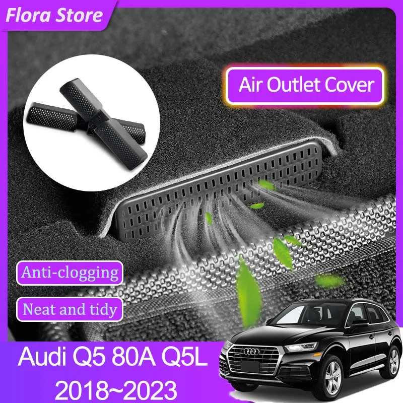 Крышка для автомобильного воздуховода Audi Q5 80A Q5L 2018 ~ 2023 2019 2020 2021 2022, пылезащитный кондиционер для заднего сиденья, аксессуары для интерьера
Крышка для автомобильного воздуховода Audi Q5 80A Q5L 2018 ~ 2023 2019 2020 2021 2022, пылезащитный кондиционер для заднего сиденья, аксессуары для интерьера