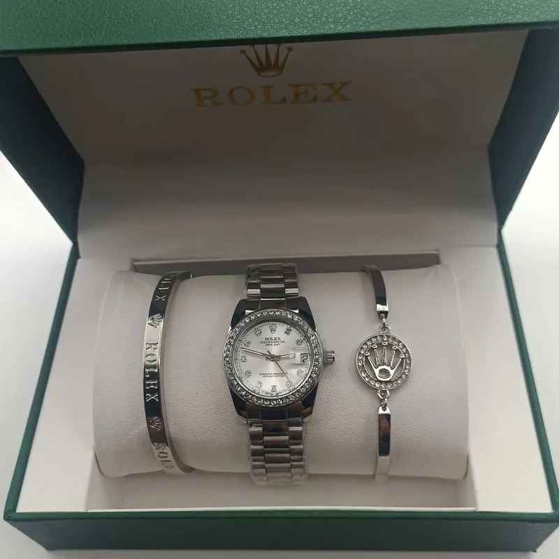 Rolex стиль часы мода простой ретро роскошь отдых элегантность мужчины и женщины