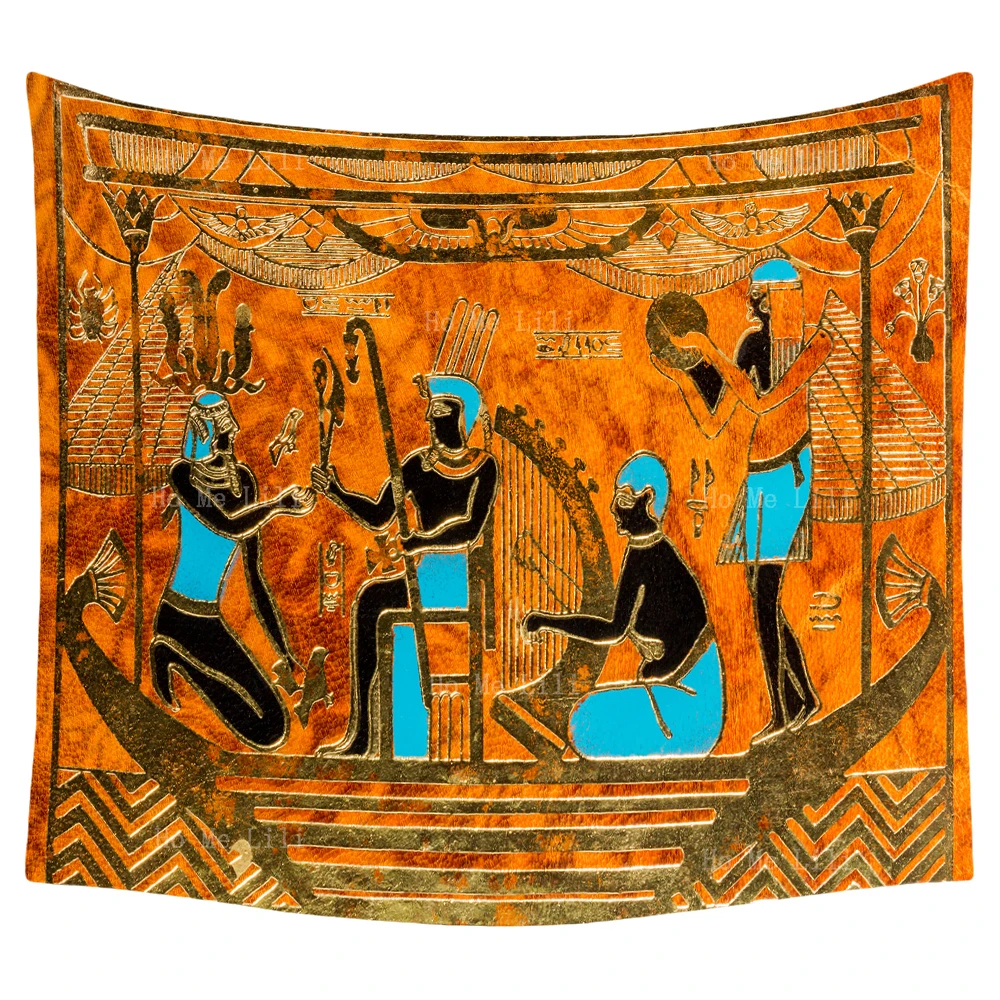 Egyptian Ancient Religion Historical Tribe Pharaoh With Musicians Mysterious Tapestry By Ho Me Lili For Livingroom Wall Decor
Egyptian Ancient Religion Historical Tribe Pharaoh With Musicians Mysterious Tapestry By Ho Me Lili For Livingroom Wall Decor