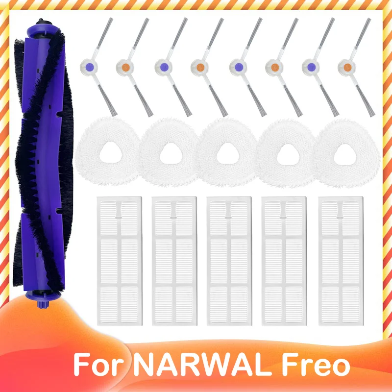 Accessories For Narwal Freo Versatile Self Mop Robot Main Side Brushes Mop Cloth Rag Wipe Hepa Filter Part Replacement
Accessories For Narwal Freo Versatile Self Mop Robot Main Side Brushes Mop Cloth Rag Wipe Hepa Filter Part Replacement
