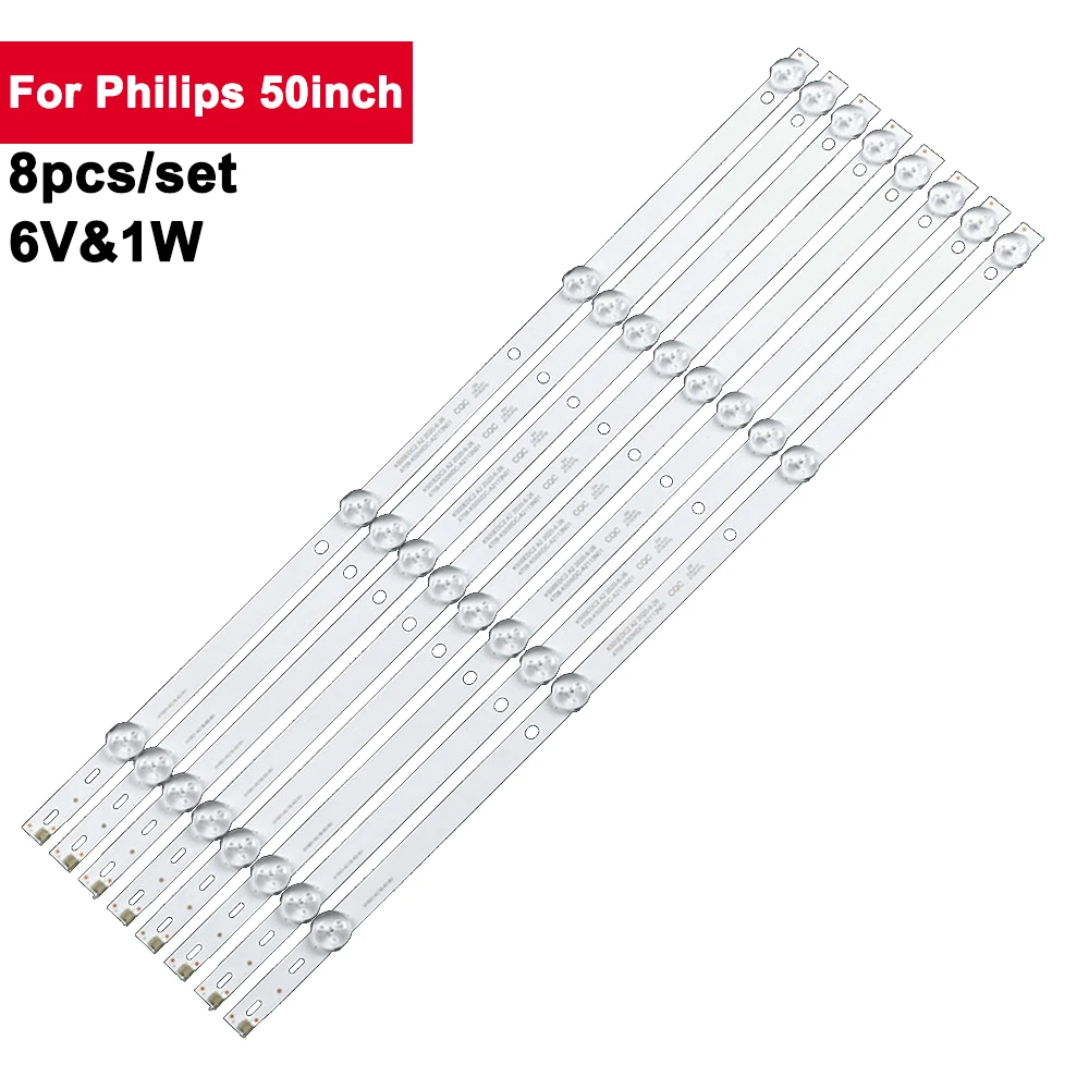 8pcs/Set 6V 1W LED TV Backlight For Philips 50inch 4708-K50WDC-A2113N01 TV Backlight Repair 50PFH4082/T3 P50FN0117K P50FN117K
8pcs/Set 6V 1W LED TV Backlight For Philips 50inch 4708-K50WDC-A2113N01 TV Backlight Repair 50PFH4082/T3 P50FN0117K P50FN117K