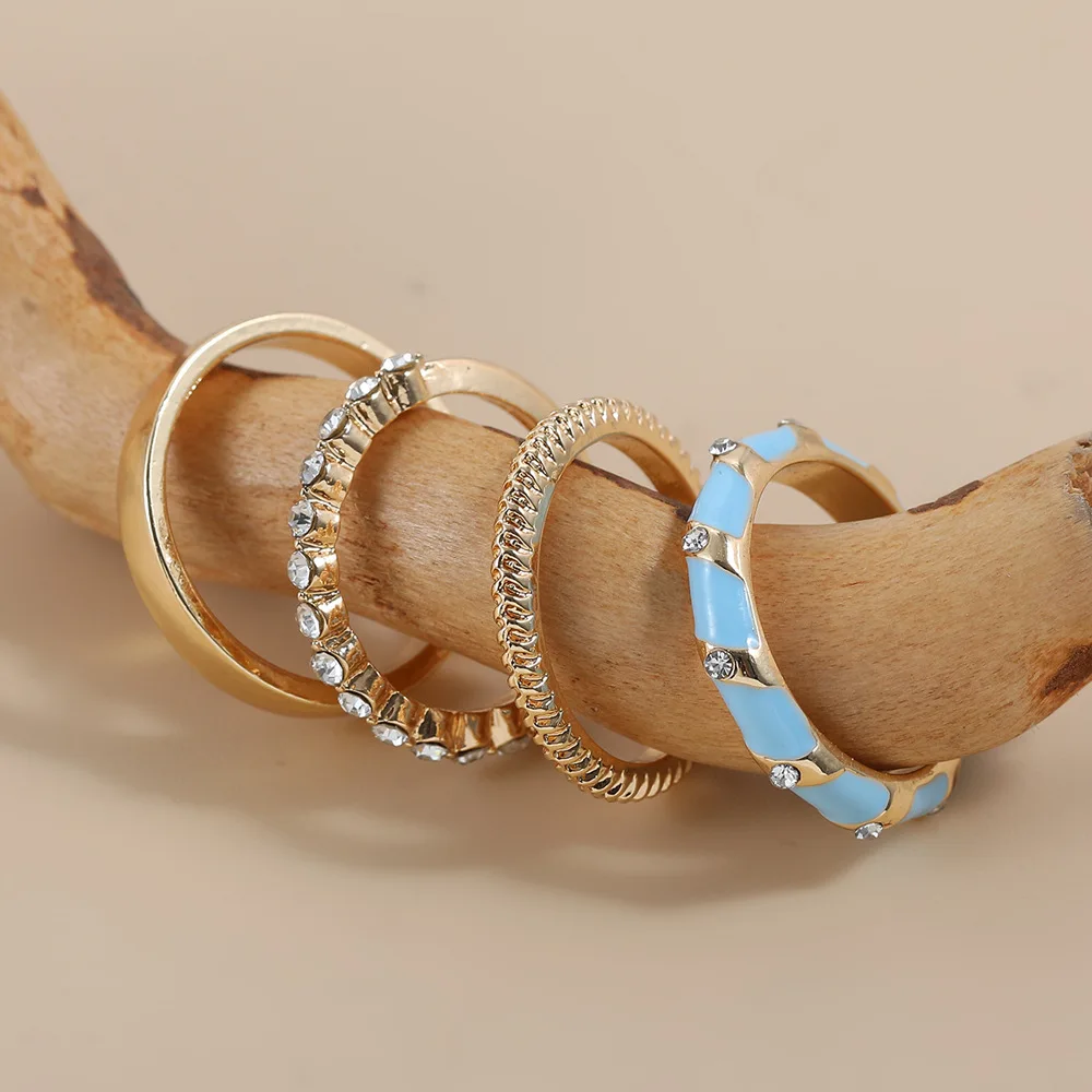 2022 4Pcs/Set European and American Bamboo Rings For Women Men Simple Zircon Round Oil Drop Finger Ring Creative Jewelery Gift
2022 4Pcs/Set European and American Bamboo Rings For Women Men Simple Zircon Round Oil Drop Finger Ring Creative Jewelery Gift