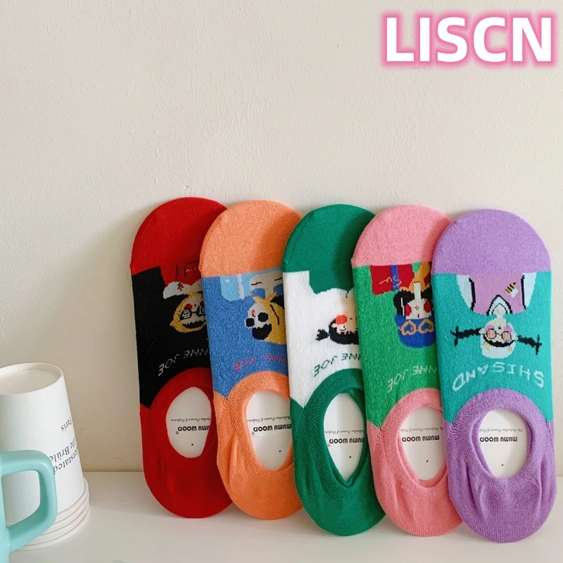 LISCN 2023 Creative Multicolor Graffiti Girls Low Ankle Socks Cotton Boat Socks For Women Girls Trendy Accessories
LISCN 2023 Creative Multicolor Graffiti Girls Low Ankle Socks Cotton Boat Socks For Women Girls Trendy Accessories