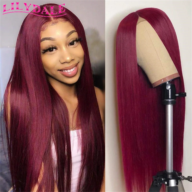 Burgundy Lace Front Wig Brazilian Straight 99J Colored Human Hair Wigs For Women Glueless HD Transparent Lace Wig With Baby Hair
Burgundy Lace Front Wig Brazilian Straight 99J Colored Human Hair Wigs For Women Glueless HD Transparent Lace Wig With Baby Hair