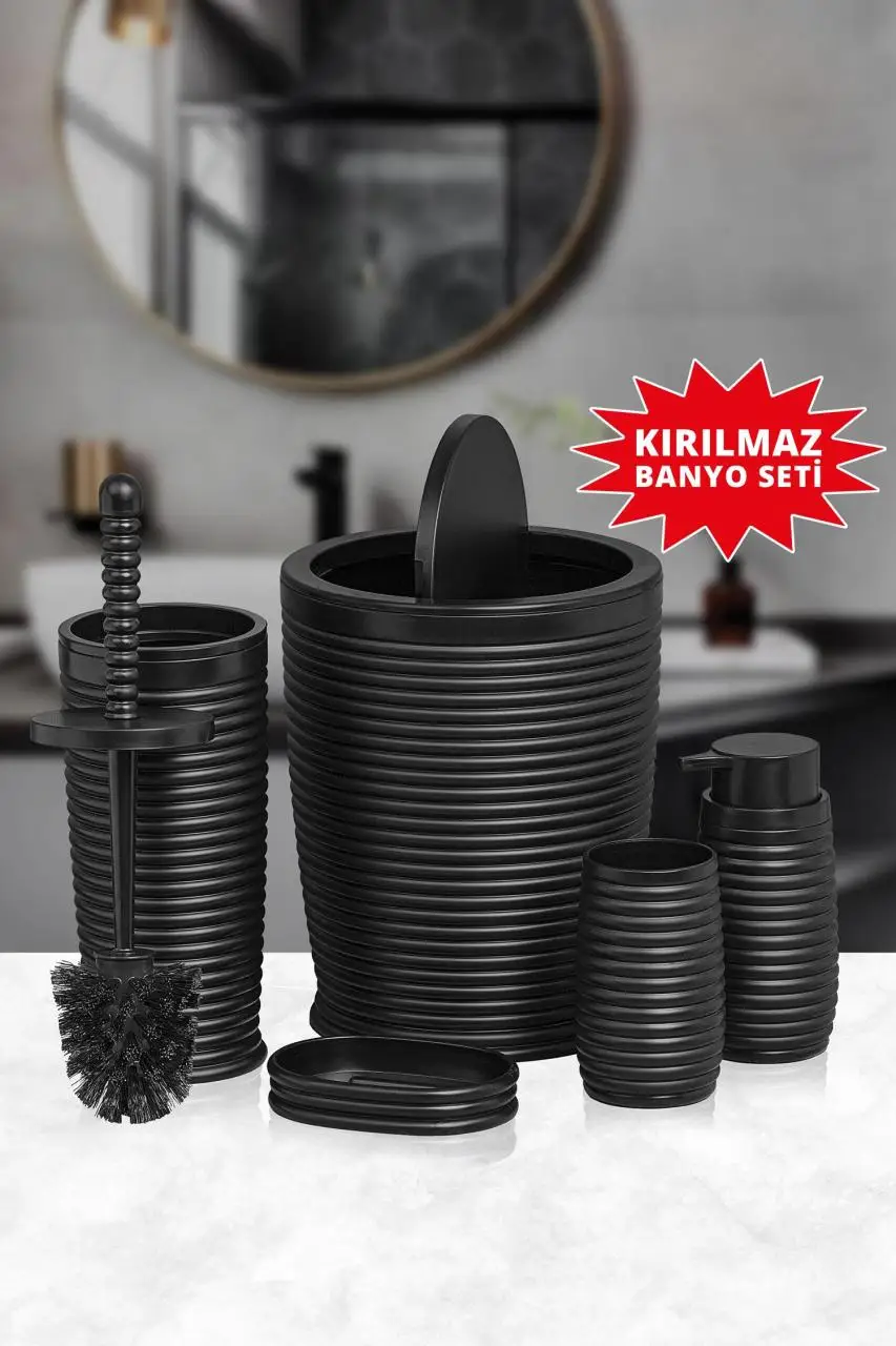 Unbreakable Elegance 5 Piece Bathroom Set Bathroom Accessory Set Soap Dispenser Toothbrush Holder Cup Toilet Accessories
Unbreakable Elegance 5 Piece Bathroom Set Bathroom Accessory Set Soap Dispenser Toothbrush Holder Cup Toilet Accessories