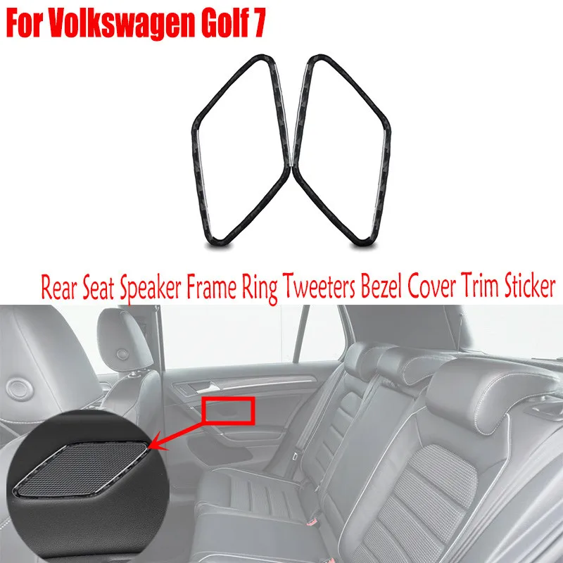 For Volkswagen Golf 7 VW Gti Mk7 2014-2019 Real Carbon Fiber Car Interior Parts Rear Door Speaker Frame Trim Cover Sticker
For Volkswagen Golf 7 VW Gti Mk7 2014-2019 Real Carbon Fiber Car Interior Parts Rear Door Speaker Frame Trim Cover Sticker