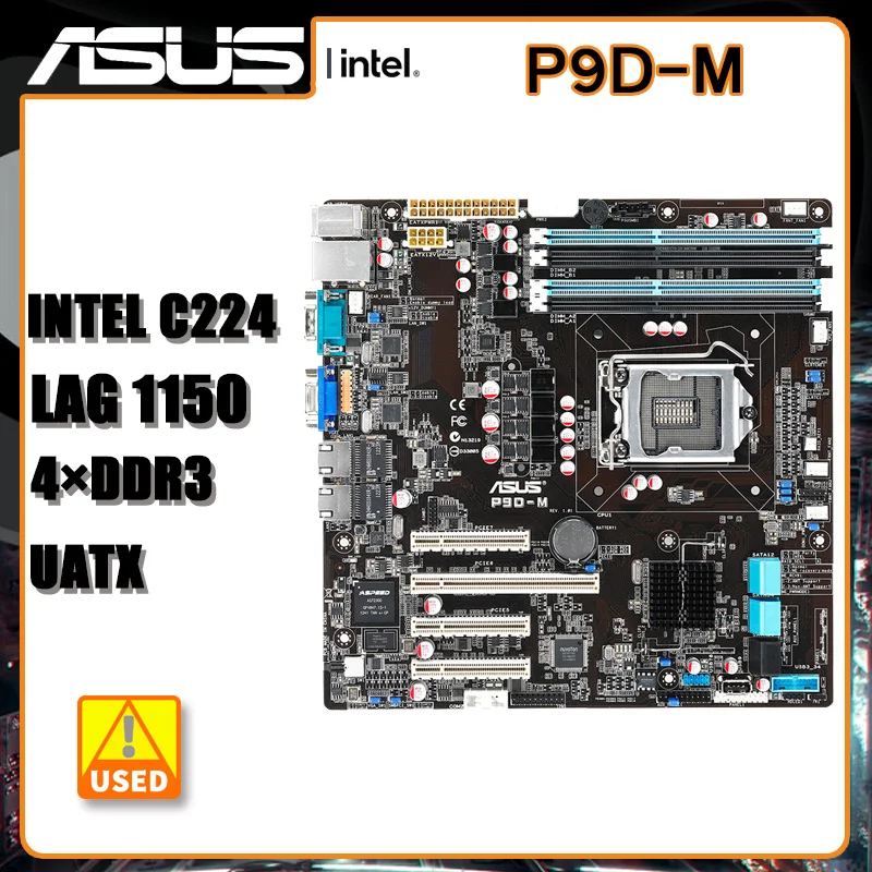 Материнская плата LGA 1150, Материнская плата ASUS P9D-M DDR3 32 Гб, 3 × PCI-E X8 SATA III USB3.0, материнская плата для сервера VGA ATX
Материнская плата LGA 1150, Материнская плата ASUS P9D-M DDR3 32 Гб, 3 × PCI-E X8 SATA III USB3.0, материнская плата для сервера VGA ATX