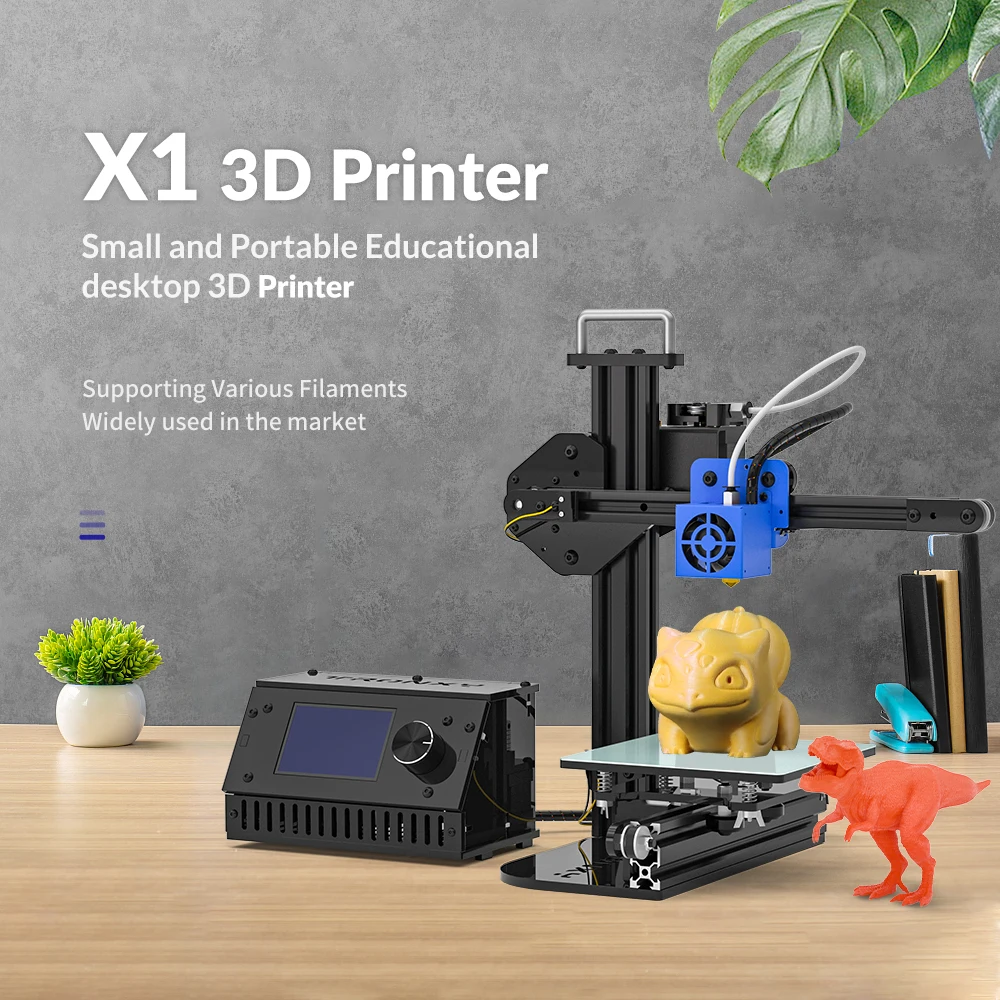 Tronxy X1 Mini 3D Printer Easy to Use Entry Level Toy Gift 3D Printer High Precision FDM TPU PLA Filament 1.75mm Black
Tronxy X1 Mini 3D Printer Easy to Use Entry Level Toy Gift 3D Printer High Precision FDM TPU PLA Filament 1.75mm Black