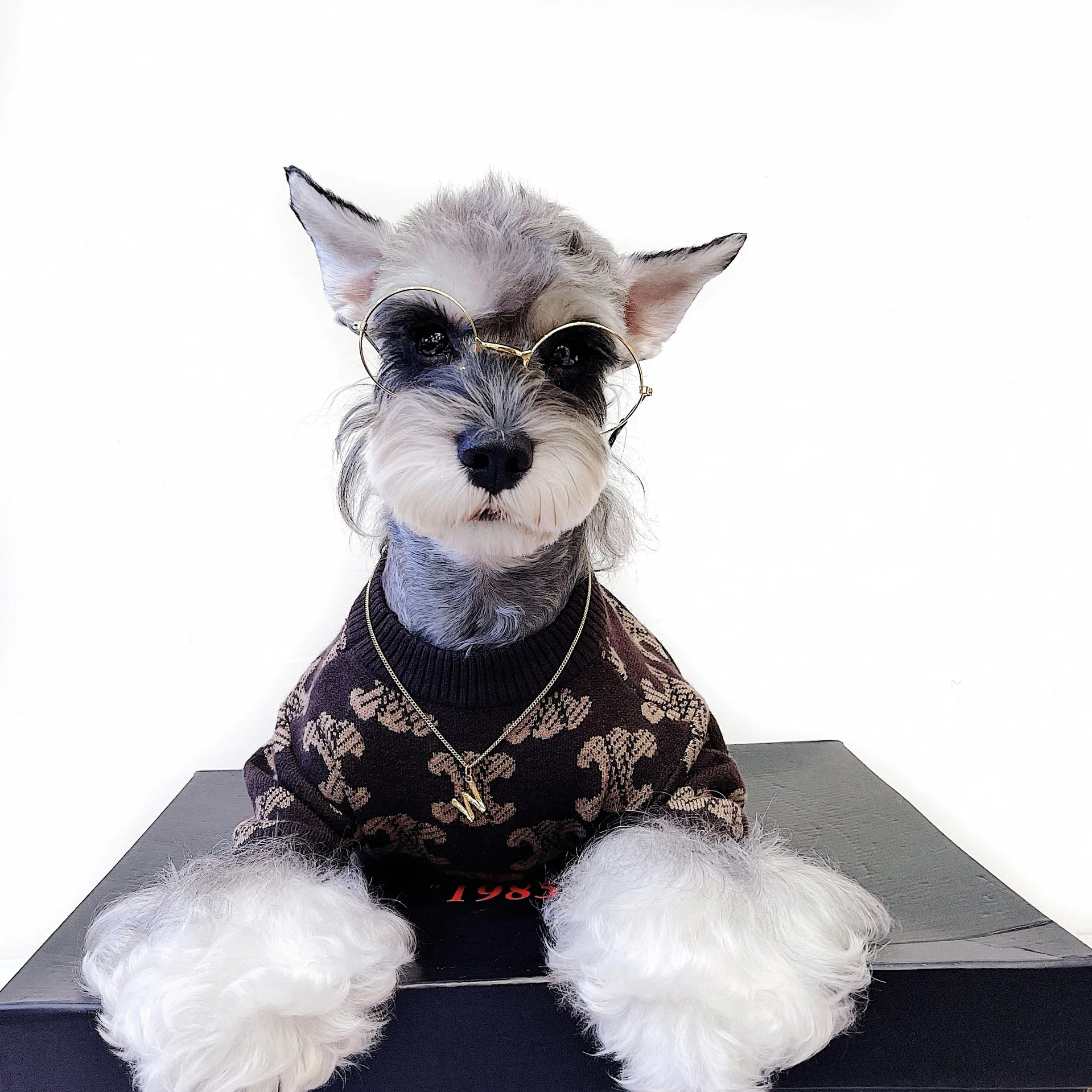 Trendy Brand Pet Sweater Autumn Winter Pet Small Dog Cat Clothes Puppy Couple Matching Clothes Accessories Supplies 2023
Trendy Brand Pet Sweater Autumn Winter Pet Small Dog Cat Clothes Puppy Couple Matching Clothes Accessories Supplies 2023