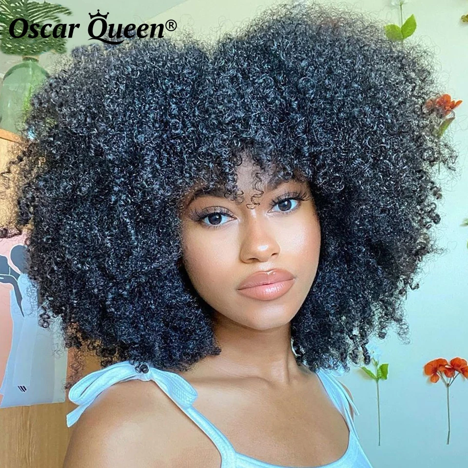 Afro Kinky Curly Lace Front Human Hair Wigs For Women 250% Brazilian Remy Kinky Curly Human Hair Wigs Bang Wig Human Hair Wig
Afro Kinky Curly Lace Front Human Hair Wigs For Women 250% Brazilian Remy Kinky Curly Human Hair Wigs Bang Wig Human Hair Wig