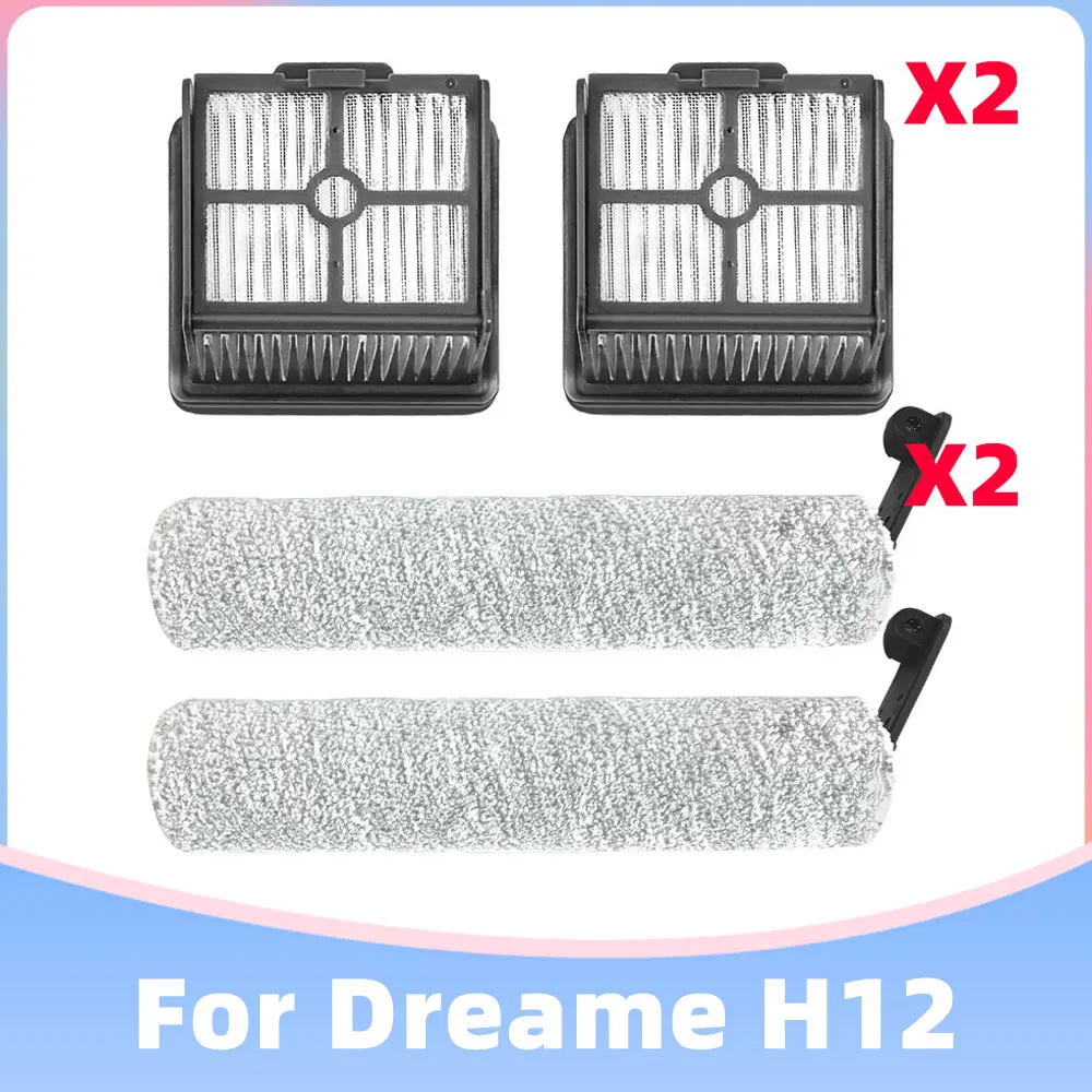 Spare Part For Dreame H12 Wet and Dry Cordless Vacuum Cleaner Soft Edge-cleaning Brush Roller Hepa Filter Replacement Kit
Spare Part For Dreame H12 Wet and Dry Cordless Vacuum Cleaner Soft Edge-cleaning Brush Roller Hepa Filter Replacement Kit