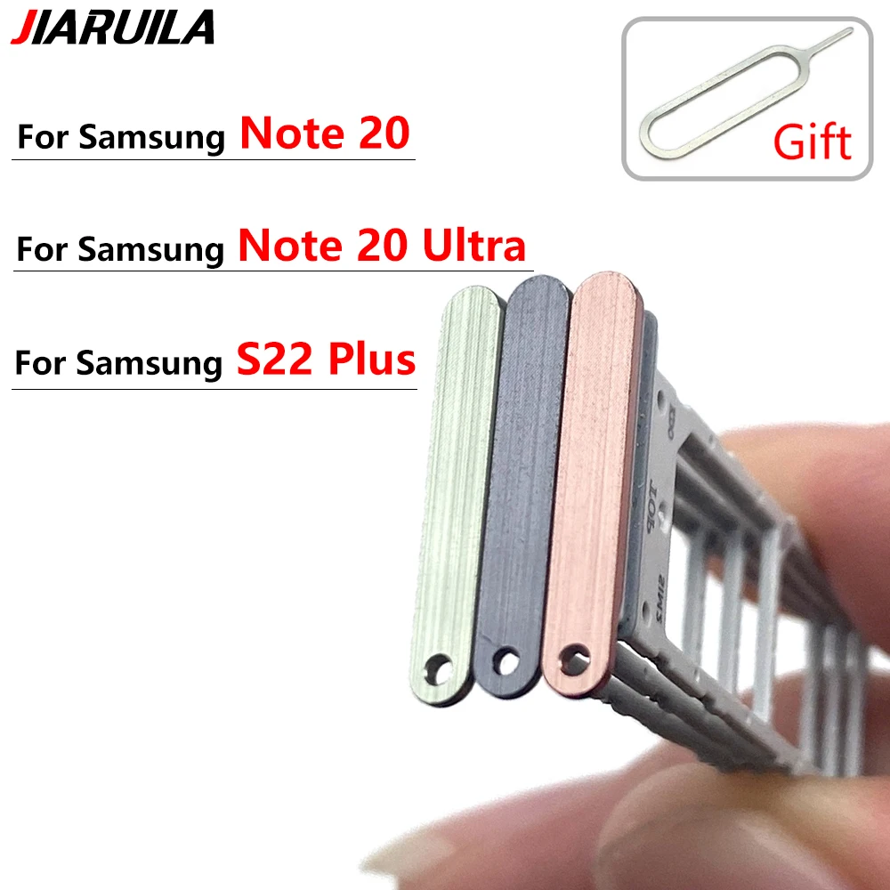 Original Sim Card Tray SD Reader Holder For Samsung Galaxy Note 20 Ultra / S22 Plus Dual SIM Card Tray Slot Holder Repair Parts
Original Sim Card Tray SD Reader Holder For Samsung Galaxy Note 20 Ultra / S22 Plus Dual SIM Card Tray Slot Holder Repair Parts