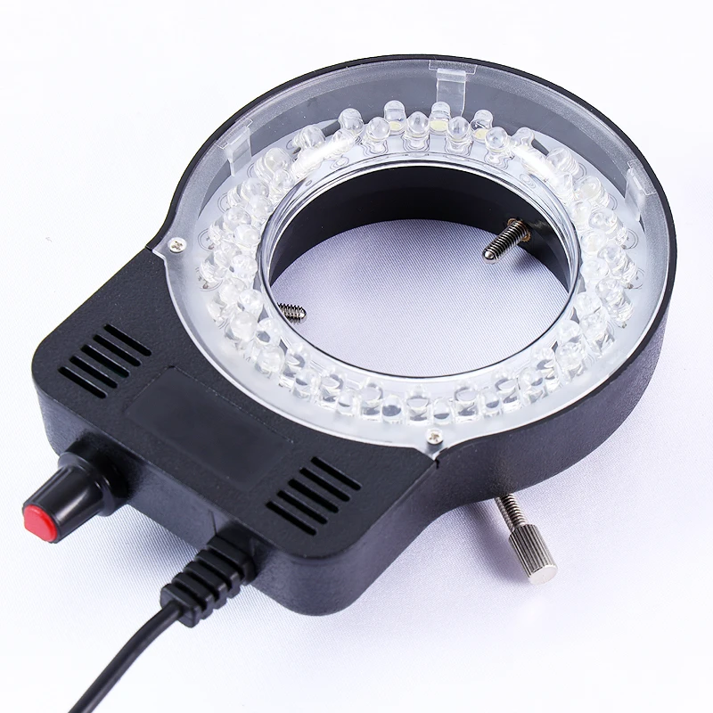 Microscope 52 LED Ring Light illuminator Lamp 0-100% Adjustable Lamp LED Circle Light for Trinocular Stereo Zoom Microscope
Microscope 52 LED Ring Light illuminator Lamp 0-100% Adjustable Lamp LED Circle Light for Trinocular Stereo Zoom Microscope