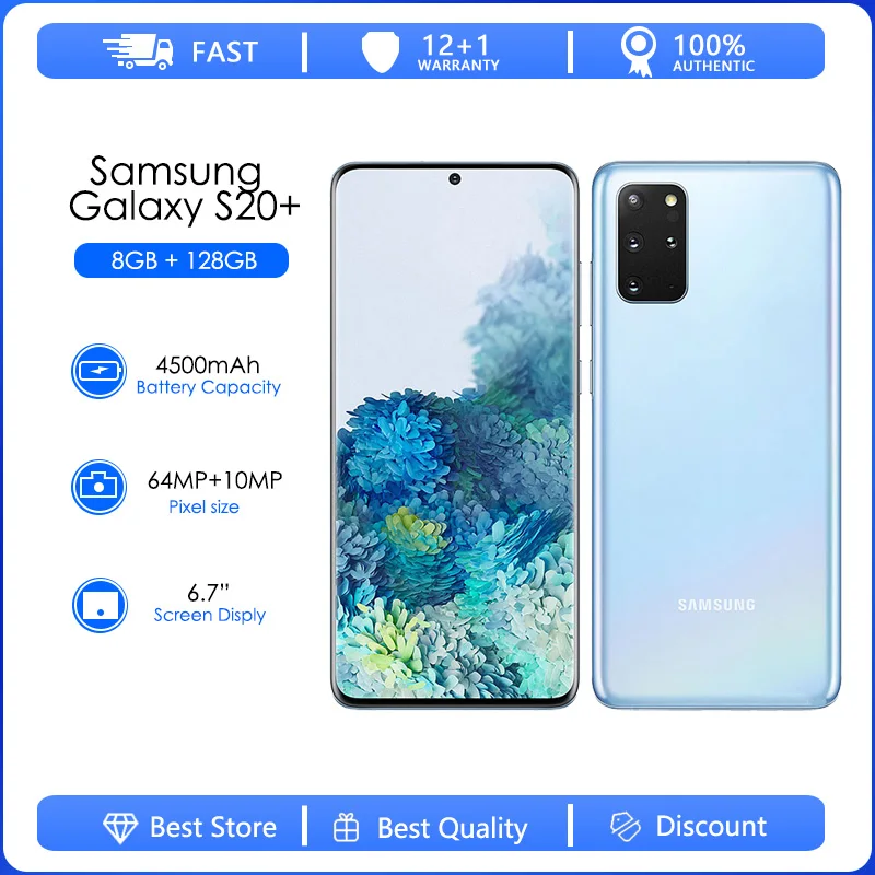 Восстановленный Оригинальный телефон Samsung Galaxy S20 + 4G G985F G985U, на базе Android, экран 6,7 дюйма, 8 Гб ОЗУ 128 Гб ПЗУ, камера 64 мп, GPS, Wi-Fi телефон
Восстановленный Оригинальный телефон Samsung Galaxy S20 + 4G G985F G985U, на базе Android, экран 6,7 дюйма, 8 Гб ОЗУ 128 Гб ПЗУ, камера 64 мп, GPS, Wi-Fi телефон