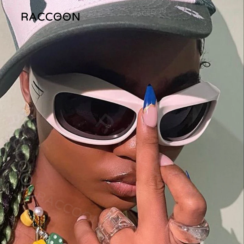 Cyber Y2K Sunglasses Women Punk Fashion Geometric Wraparound Sun Glasses Men Luxury Brand Designer Goggles Vintage Gothic Shades
Cyber Y2K Sunglasses Women Punk Fashion Geometric Wraparound Sun Glasses Men Luxury Brand Designer Goggles Vintage Gothic Shades