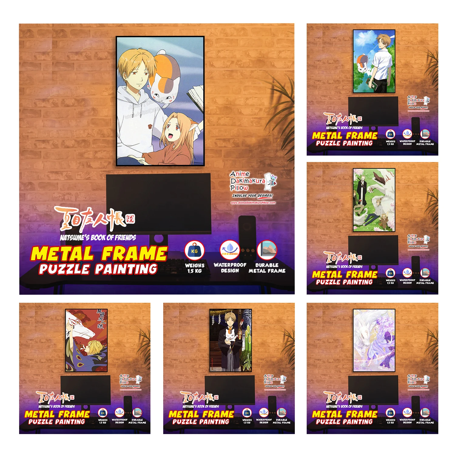 Hobby Express Anime Metal Frame Puzzle Painting PRO Decor Wall Decoration Art Canvas Paintings NATSUME'S Book of Friends
Hobby Express Anime Metal Frame Puzzle Painting PRO Decor Wall Decoration Art Canvas Paintings NATSUME'S Book of Friends