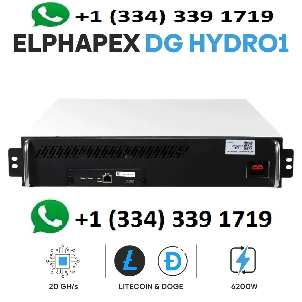 П. ХОРОШАЯ ПРЕДЛОЖЕНИЕ КУПИТЬ 2 ПОЛУЧИ 1 БЕСПЛАТНО ElphaPex DG Hydro 20 ГГц/с 6200 Вт ( Litecoin /