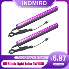Black Light Tube 5W USB UV LED Black Light Lamp 395 nm Black Light Bar Light Effect Party Light Stage Lighting with Switch