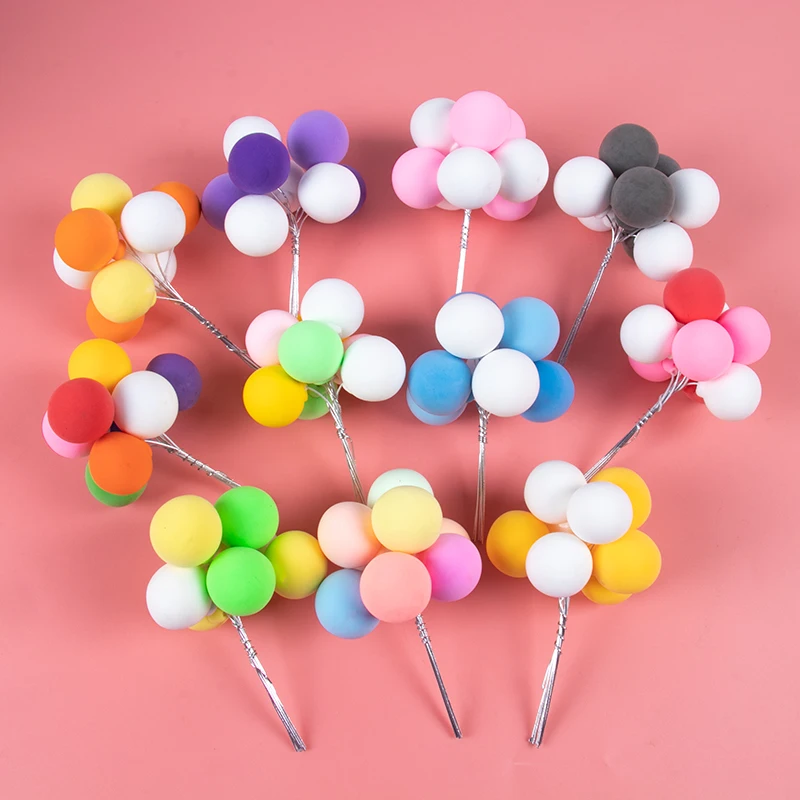 8Pcs/set Macaron Colorful Clay Ball Cake Topper Decoration Kids Birthday Party Wedding Cake Dessert Creative Supplies
8Pcs/set Macaron Colorful Clay Ball Cake Topper Decoration Kids Birthday Party Wedding Cake Dessert Creative Supplies