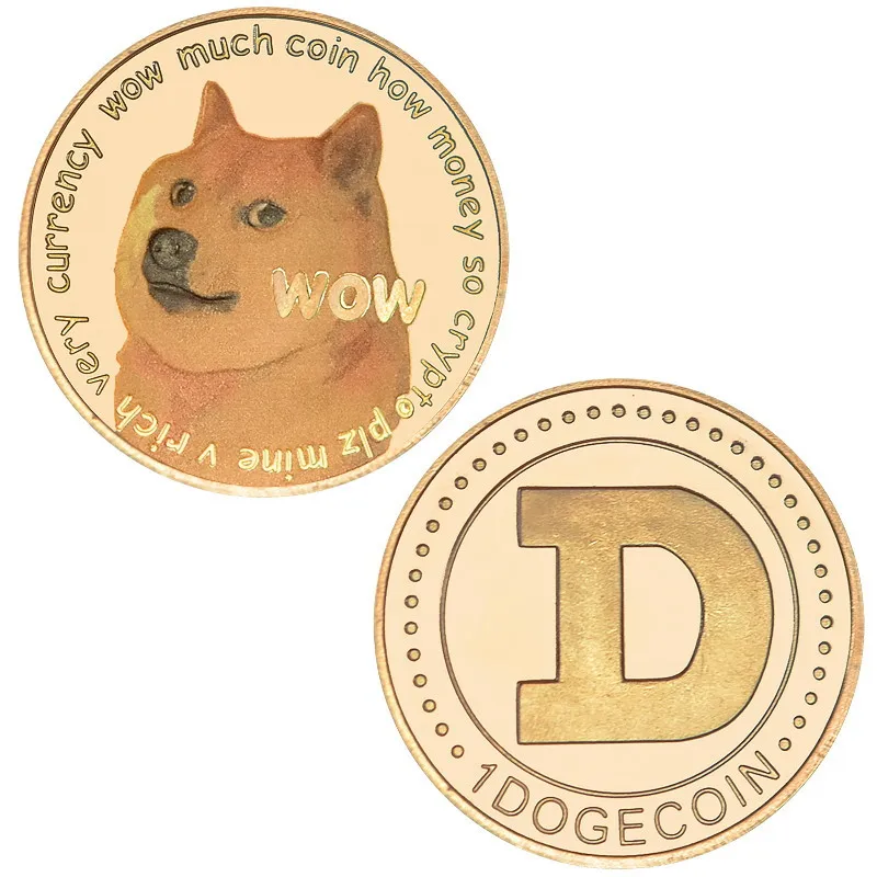 Funny Dogecoin Gold Silver Doge Commemorative Coins Collection Wow Dog Pattern Souvenir Home Decoration Crafts Desktop Ornaments
Funny Dogecoin Gold Silver Doge Commemorative Coins Collection Wow Dog Pattern Souvenir Home Decoration Crafts Desktop Ornaments