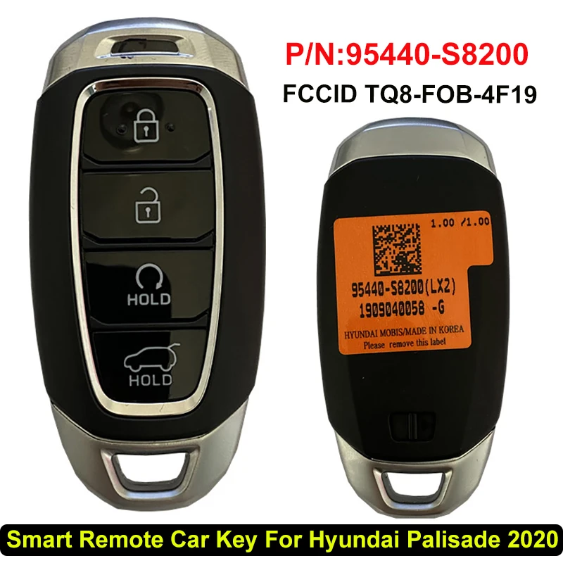 Умный дистанционный ключ CN020166 95440-S8200 для Hyundai Palisade 2020 без ключа Go 433 МГц FCC
Умный дистанционный ключ CN020166 95440-S8200 для Hyundai Palisade 2020 без ключа Go 433 МГц FCC
