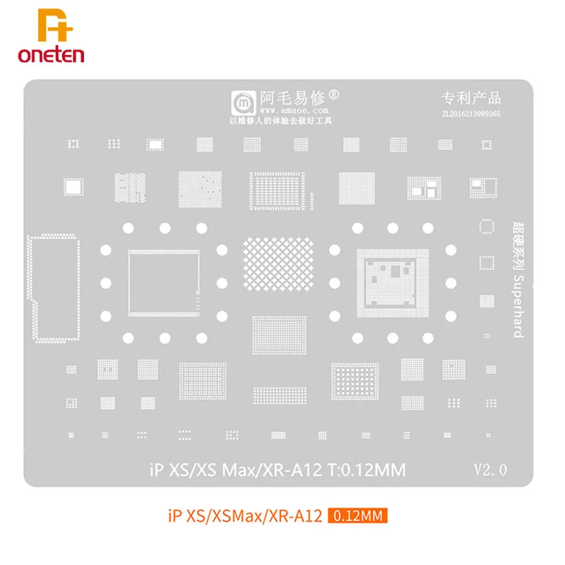 Жестяной трафарет Amao BGA для фотографий, Оловянная сетка MAX XR с ЦП, экран IC/A12, Стальная Сетчатая реболлинговая Оловянная пластина
Жестяной трафарет Amao BGA для фотографий, Оловянная сетка MAX XR с ЦП, экран IC/A12, Стальная Сетчатая реболлинговая Оловянная пластина