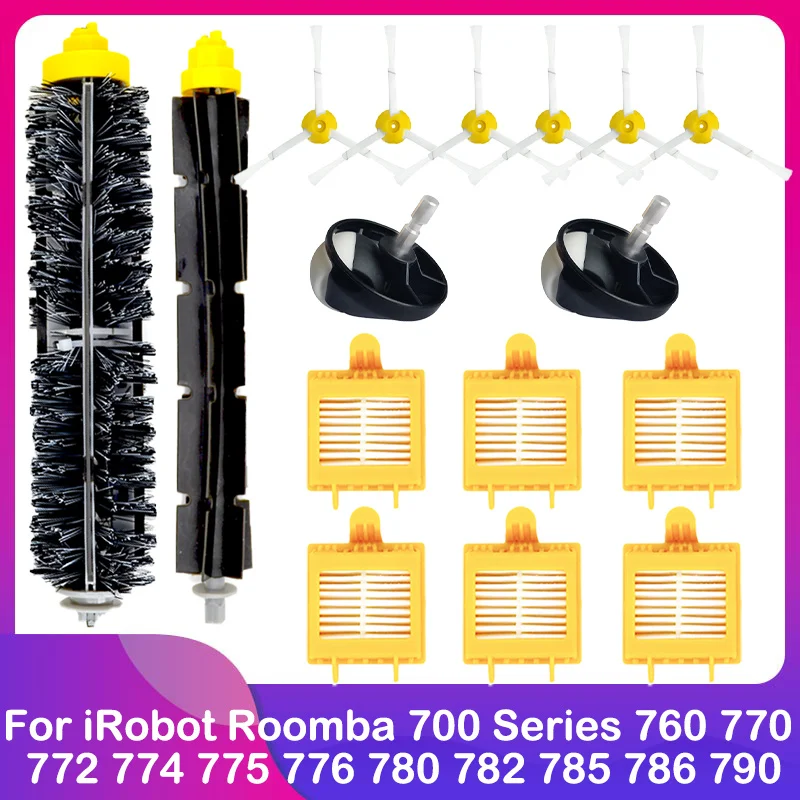 For iRobot Roomba 700 Series 770 780 790 772 774 775 776 760 782 785 786 Main Side Brush Hepa Filter Wheel Accessories Spare
For iRobot Roomba 700 Series 770 780 790 772 774 775 776 760 782 785 786 Main Side Brush Hepa Filter Wheel Accessories Spare
