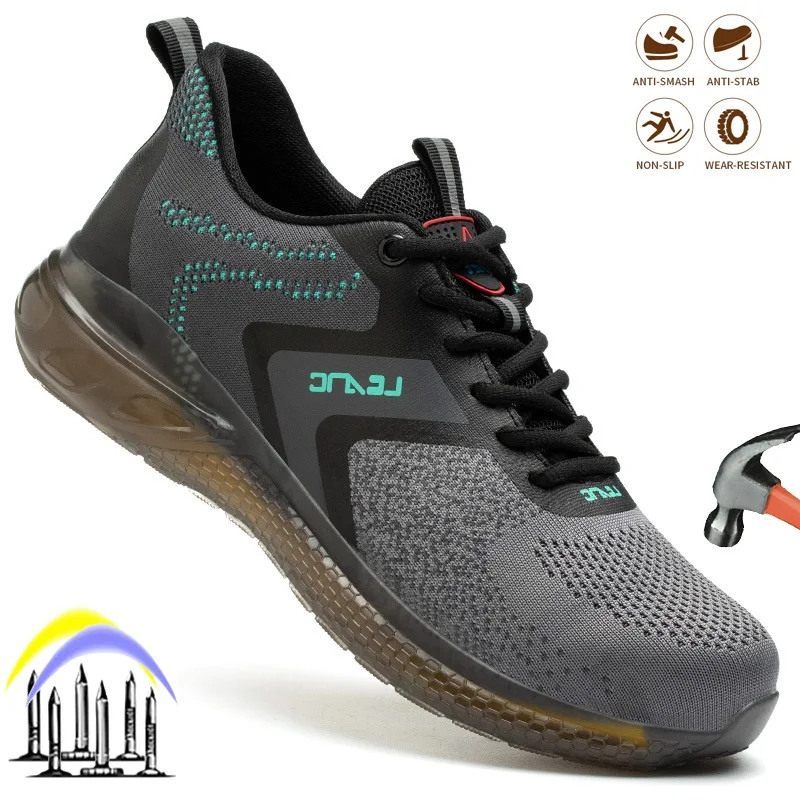 Work Safety Shoes Men Indestructible Steel Toe Work Boots indestructible Men's Safety Sneakers Anti-puncture Male Working Shoes
Work Safety Shoes Men Indestructible Steel Toe Work Boots indestructible Men's Safety Sneakers Anti-puncture Male Working Shoes