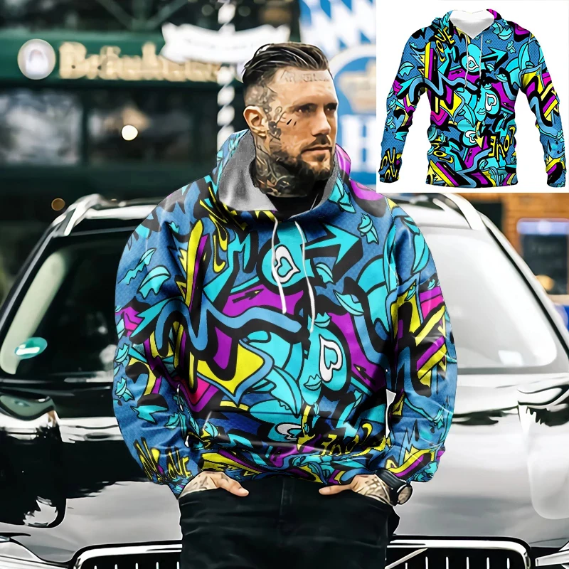 Funny Stitching Men's Hoodie Funny 3D Printed Long Sleeve Casual Hip-hop Hoodies Pullover Fun Street Sweatshirt
Funny Stitching Men's Hoodie Funny 3D Printed Long Sleeve Casual Hip-hop Hoodies Pullover Fun Street Sweatshirt