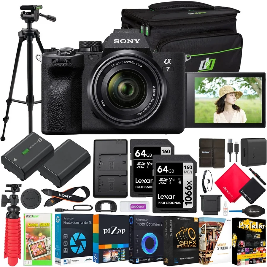 Чехол для фотокамеры Sony a7 IV с беззеркальным корпусом и линзами диаметром 28-70 мм
Чехол для фотокамеры Sony a7 IV с беззеркальным корпусом и линзами диаметром 28-70 мм