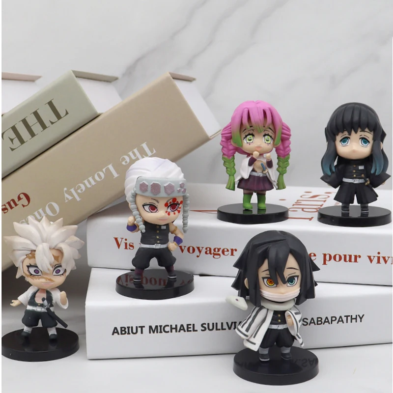 5pcs/set Anime Demon Slayer Q Version Figure Toy Tanjirou Nezuko Zenitsu Inosuke Desktop Ornament Anime Lovers Collection Gift
5pcs/set Anime Demon Slayer Q Version Figure Toy Tanjirou Nezuko Zenitsu Inosuke Desktop Ornament Anime Lovers Collection Gift