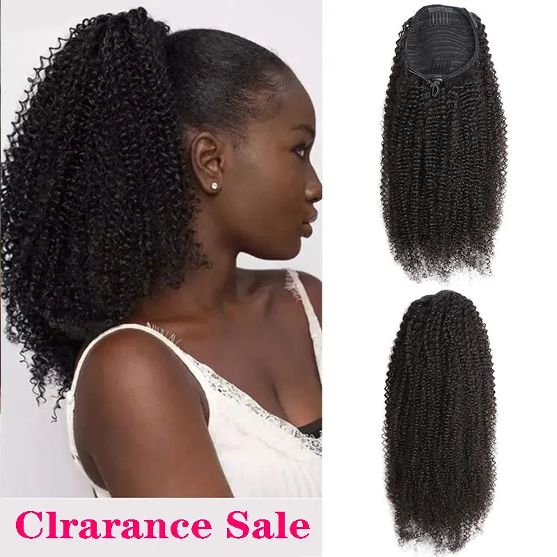 Kinky Curly Drawstring Ponytail Human Hair Extensions For Black Women Wet And Wavy Brazilian Remy 28Inch Human Natural Hairpiece
Kinky Curly Drawstring Ponytail Human Hair Extensions For Black Women Wet And Wavy Brazilian Remy 28Inch Human Natural Hairpiece