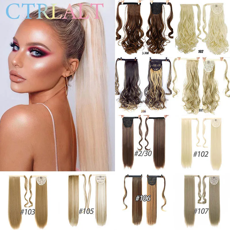 CTRLALT Synthetic 26 Inch Hair Heat Resistant Straight Ponytail Wig Velcro Wraparound Hair Extension Ponytail Curly Wig
CTRLALT Synthetic 26 Inch Hair Heat Resistant Straight Ponytail Wig Velcro Wraparound Hair Extension Ponytail Curly Wig