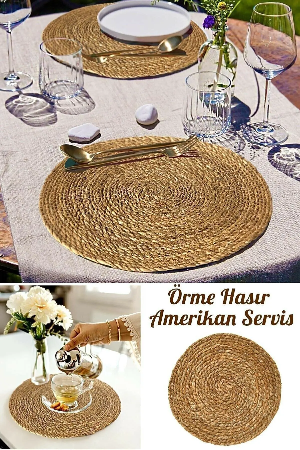 6lı Straw Supla Mesh American Service Plate Pan Pot Coaster Bamboo Tableware Service Presentation Fireproof Set Quality Trust
6lı Straw Supla Mesh American Service Plate Pan Pot Coaster Bamboo Tableware Service Presentation Fireproof Set Quality Trust