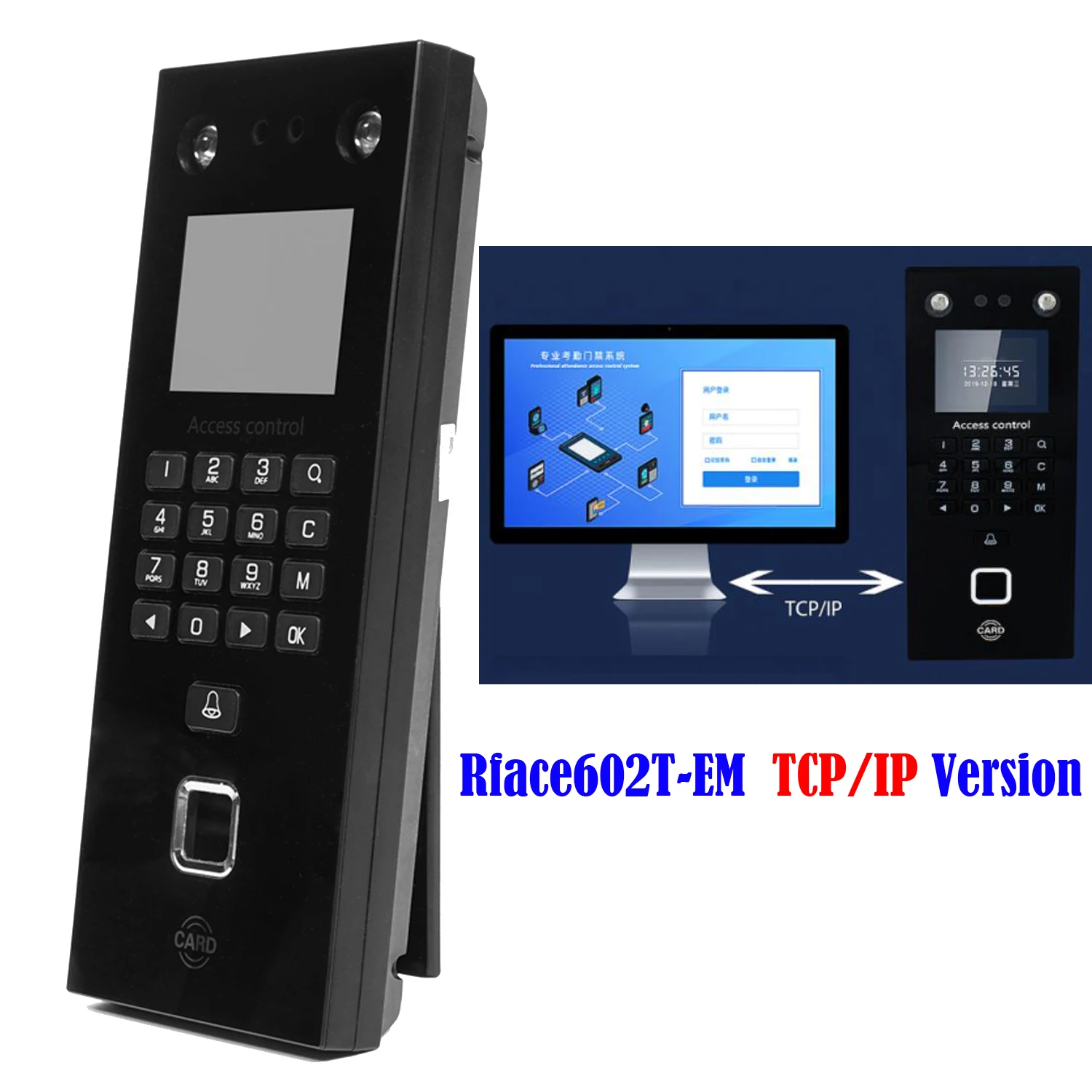 3000 распознавание лица 3000 Figners 2,5-дюймовый ЖК-дисплей TCP/IP USB биометрическое устройство контроля доступа по отпечатку пальца и лицу система поддержки RFID-карты 2,8 кГц
3000 распознавание лица 3000 Figners 2,5-дюймовый ЖК-дисплей TCP/IP USB биометрическое устройство контроля доступа по отпечатку пальца и лицу система поддержки RFID-карты 2,8 кГц