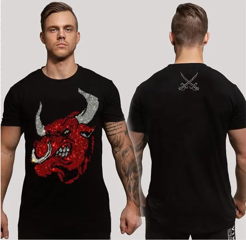 Новинка 2023, Мужская футболка с алмазным камнем, Забавные футболки, мужская одежда в стиле хип-хоп, мужские топы азиатского размера, рандомны... 
Новинка 2023, Мужская футболка с алмазным камнем, Забавные футболки, мужская одежда в стиле хип-хоп, мужские топы азиатского размера, рандомны...