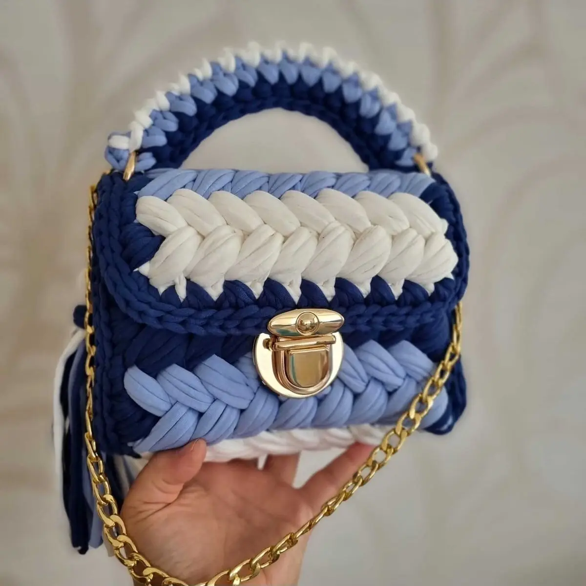 Women's Peanut Pattern Handmade Crocheted Combed Cotton Rope Hand Shoulder And Cross Use Luxury Bag
Women's Peanut Pattern Handmade Crocheted Combed Cotton Rope Hand Shoulder And Cross Use Luxury Bag