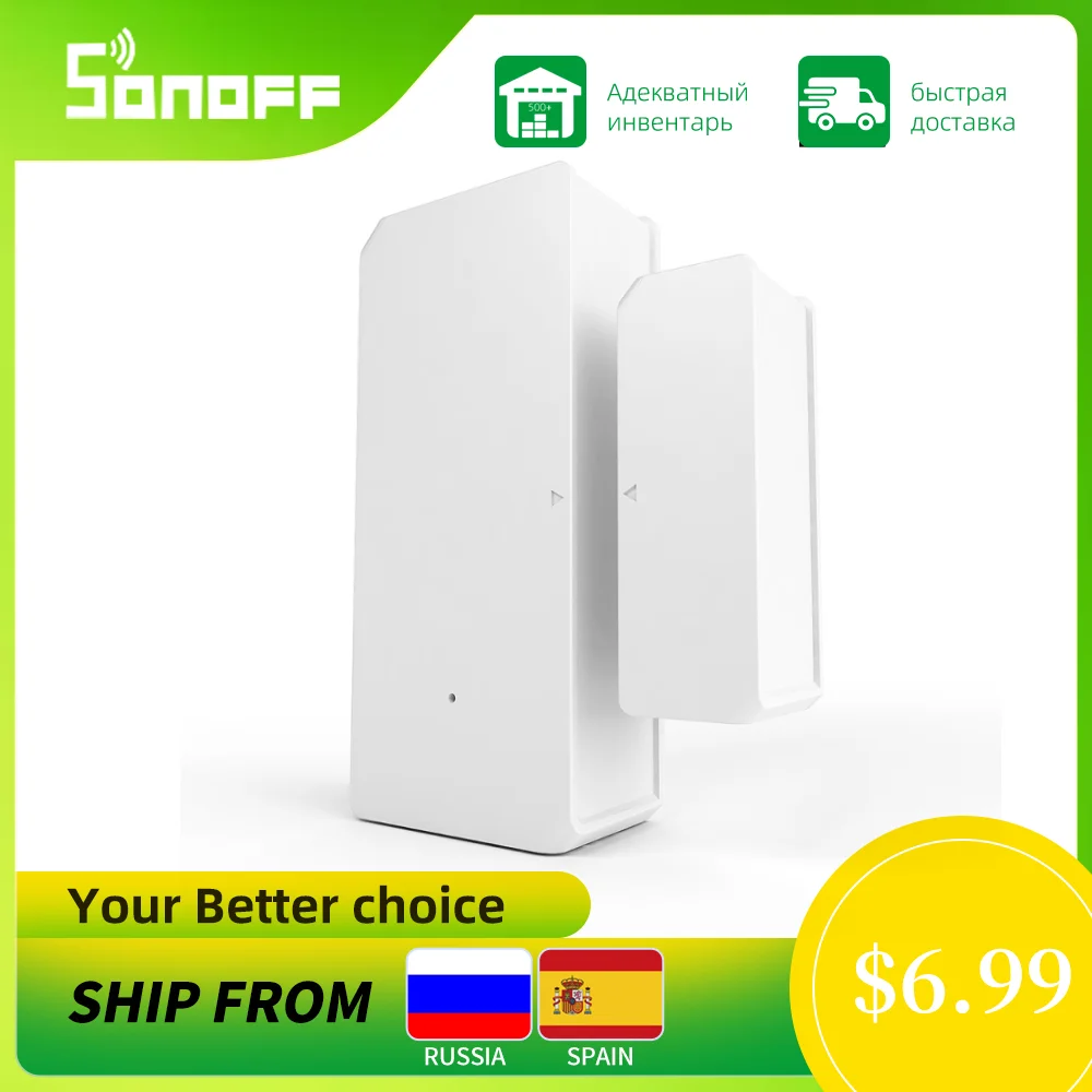 Itead SONOFF DW2 Wi-Fi магнитный датчик двери/окна умный дом eWeLink удаленные оповещения
