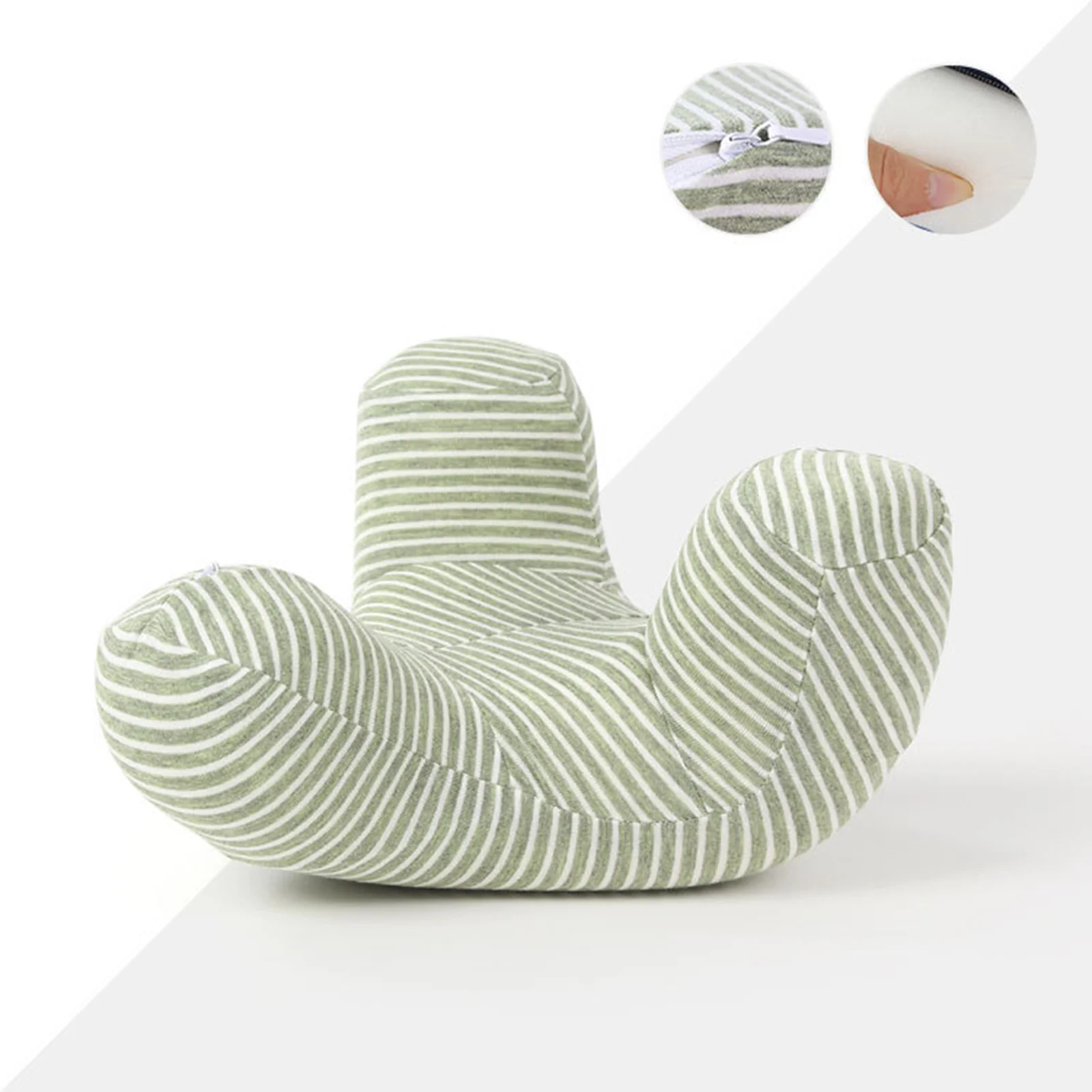 Nap Pillow Striped Slow-rebound Memory Foam Multifunctional Portable Washable for Desk, Office, Travel
Nap Pillow Striped Slow-rebound Memory Foam Multifunctional Portable Washable for Desk, Office, Travel