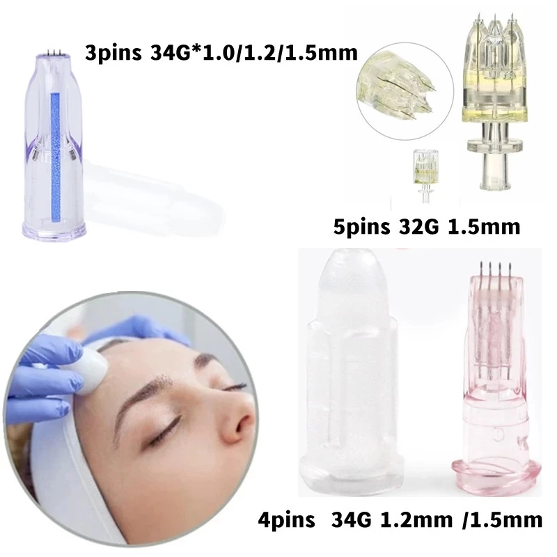 Korea 5 Pins 4 Pins 3 Pins Crystal Multi Needle Injection Mesotherapy Replaced Micro Needle Meso Nano Needle Injection
Korea 5 Pins 4 Pins 3 Pins Crystal Multi Needle Injection Mesotherapy Replaced Micro Needle Meso Nano Needle Injection