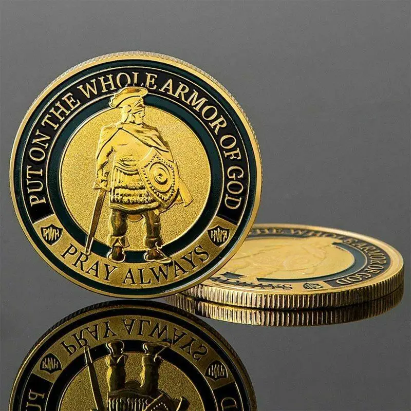 United States Challenge Coin,Armor of God Pray Always Military ChallengeCoin 
United States Challenge Coin,Armor of God Pray Always Military ChallengeCoin
