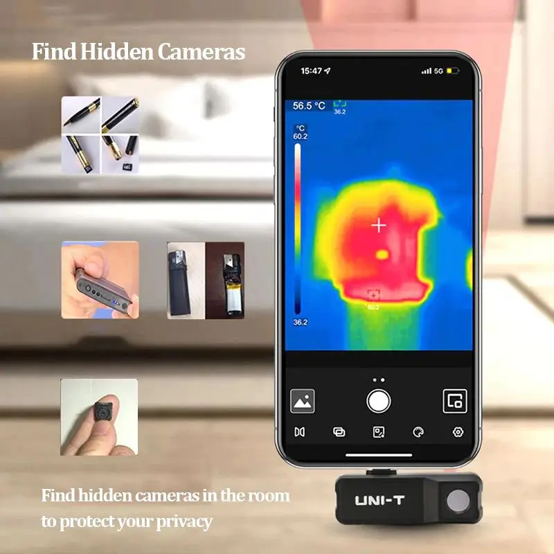 UNI-T UTi120MS Infrared Thermal Imaging Camera for iPhone iOS Image Video Recording Temperature Analysis Detection Repair
UNI-T UTi120MS Infrared Thermal Imaging Camera for iPhone iOS Image Video Recording Temperature Analysis Detection Repair