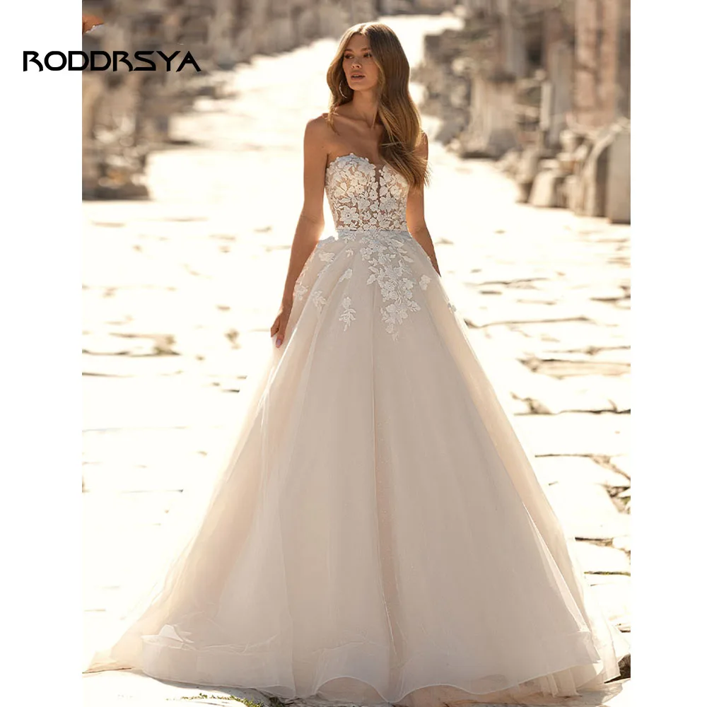 RODDRSYA Boho Wedding Dresses For Women 2023 A-line Sweetheart Sleeveless Appliques Bridal Gowns Custom Made Vestidos De Novia
RODDRSYA Boho Wedding Dresses For Women 2023 A-line Sweetheart Sleeveless Appliques Bridal Gowns Custom Made Vestidos De Novia