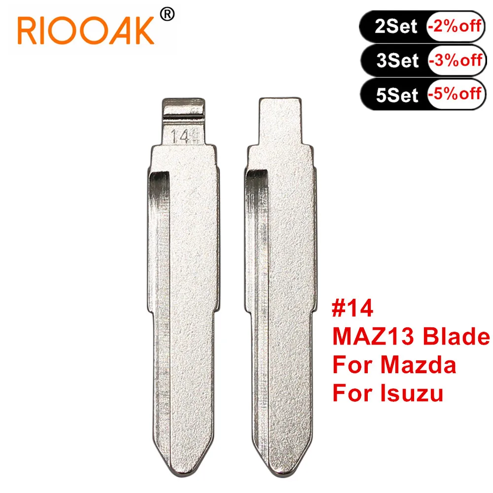 5pcs Metal Blank Uncut Key Blade #14 MAZ13 Flip KD VVDI Remote Key Blade For Mazda Isuzu Hainan Replacement Car Key Blade
5pcs Metal Blank Uncut Key Blade #14 MAZ13 Flip KD VVDI Remote Key Blade For Mazda Isuzu Hainan Replacement Car Key Blade