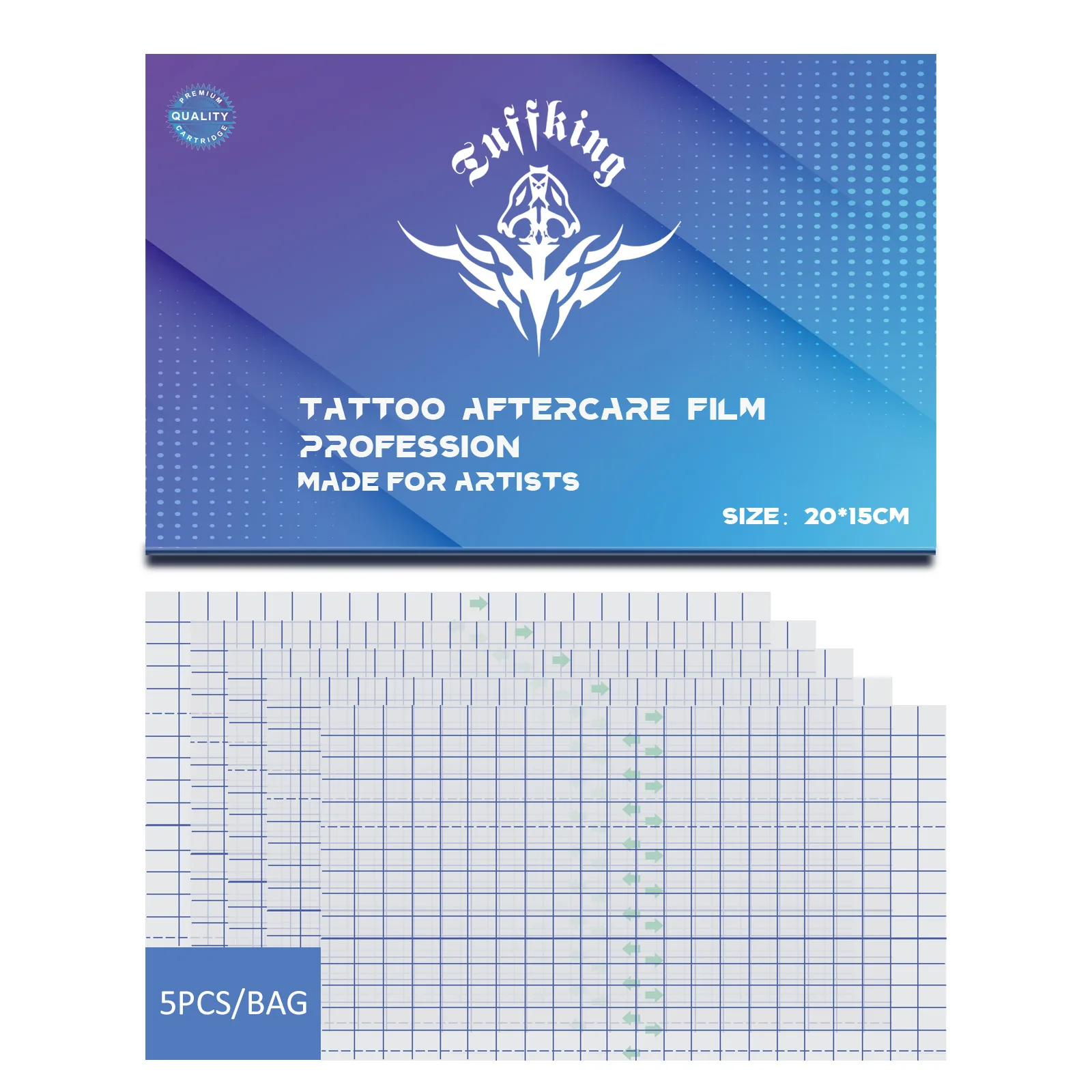 Tattoo Auxiliary Tool Repair Stickers 5PCS Of Breathable Anti Protective Film Repair Film 15CM*20CM To Protect The Tattoo Area
Tattoo Auxiliary Tool Repair Stickers 5PCS Of Breathable Anti Protective Film Repair Film 15CM*20CM To Protect The Tattoo Area