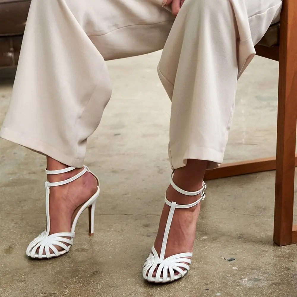 Poshnmore Stown Inner Genuine Leather Outer Quality Faux Leather High Thin Heels Double Strap Women's Sandals Gold Silver White
Poshnmore Stown Inner Genuine Leather Outer Quality Faux Leather High Thin Heels Double Strap Women's Sandals Gold Silver White
